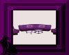 *L* Purple Couch Set