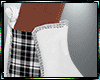 White Plaid Boots