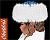C]Fur hat (blu top)
