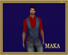 [MK]Chaleco&camisa roja