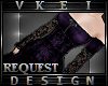 V' +Custom Dark Violett+
