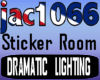 (1066) Sticker Room Blk