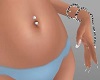 Diamond Belly Piercing