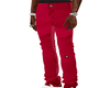 red work pants