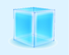 Glow Cube (Blue)
