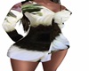 Long White Sunflower Tee
