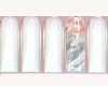 White marble nails XL