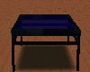 *G* Blue Glass End Table
