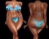 BIKINI ROSES  BLUE LLTE