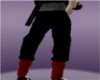 Blk+red ninja pants