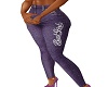 purple bad girl pants