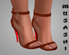 Brown heel sandal