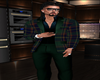 FULL GREEN PLAID SUIT