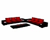 ZDC! Red Cozy Wine Couch