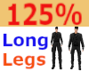 ❤125% Long Legs