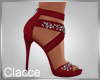 C red diamond heels