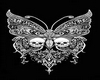 Gothic Black Butterfly