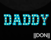 DADDY Blue Lamps Neons