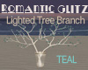 Lighted Tree Branch Teal