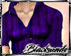 Purple Knitted Dress