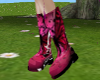 Pink Butterfly Wellies
