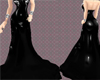*E* PVC long gown black