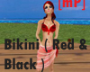 [mP] Bikini (red black)