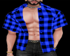 CM! Plaid Open Shirt