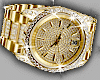 KC- Golden Luxory Watch