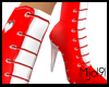 Red & White boots