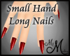 MM~ Small Hand -Red PVC