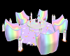 pastel bean chairs