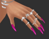 sexy pink nails