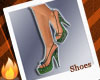 F- Adara Green Sandals