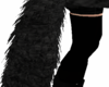 black fur tail