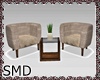 ! Duo Armchair W/Table
