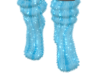Blue Sparkly Socks