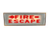 Fire Escape sign