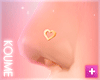 Heart Nose Piercing L