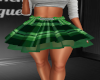 Green Plaid Skirt