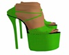 |L| Green Set 1 Heels
