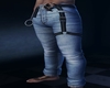 [S] Blue Strap Jeans
