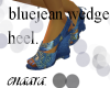 bluejean wedge heel