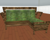 (IK)Moss Wood Couch