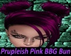 purplish pink bbg bun