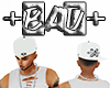 +BaD+ Fitted back white 