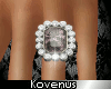 (Kv) Diamond Lace Ring