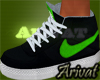 {Ari} Black/green Kicks