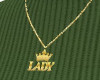 Lady  queen crown chain