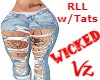 RLL Wicked Jeans w/tats